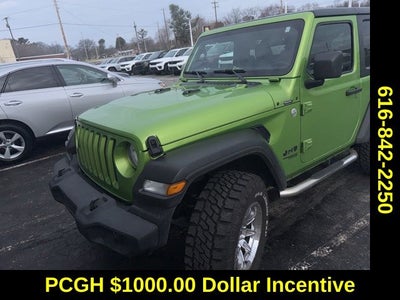2020 Jeep Wrangler Sport S 3.6 Liter V6 2D Manual 4WD