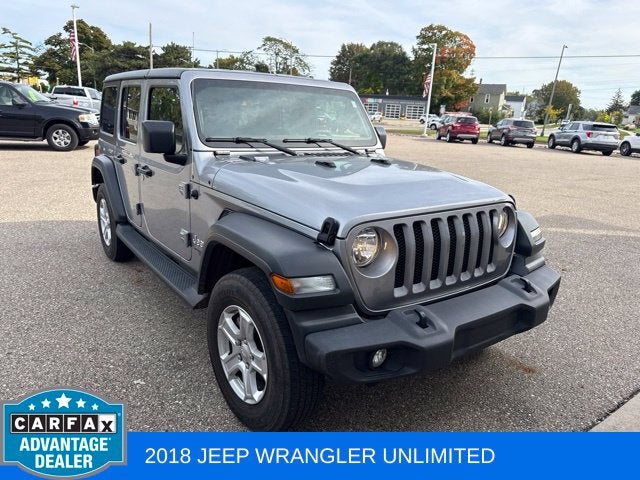 2018 Jeep Wrangler Unlimited Sport S 3.6 Liter V6 4D Automatic 4WD
