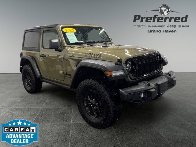 2025 Jeep Wrangler Willys 2.0 Liter I4 2D Automatic 4WD