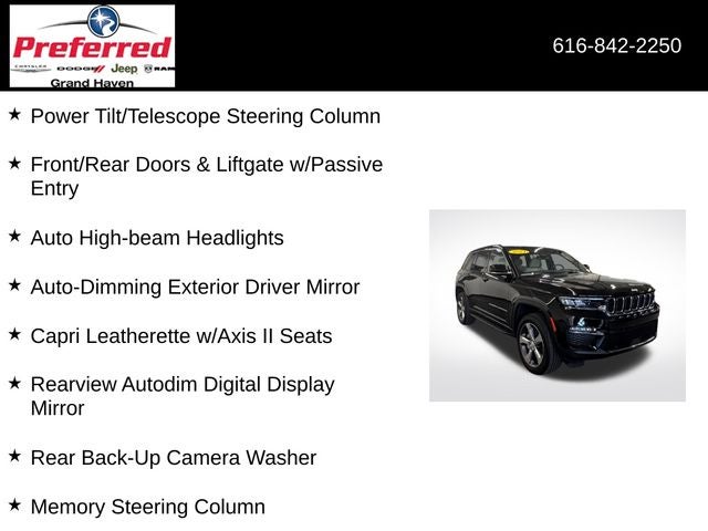 2024 Jeep Grand Cherokee Limited 3.6 Liter V6 4WD