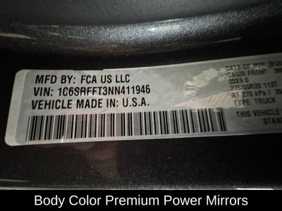 2022 RAM 1500 Big Horn Crew Cab 4x4 5'7' Box