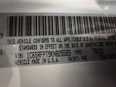 2019 RAM 1500 Limited Crew Cab 4x4 6'4' Box