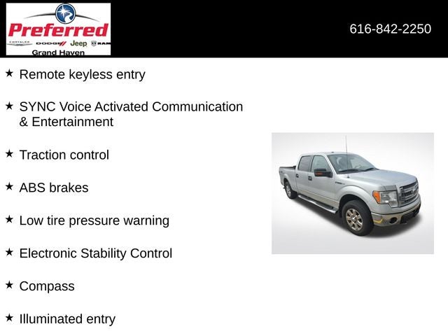 2014 Ford F-150 XLT 5.0 Liter V8 SuperCrew 4WD