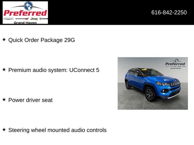 2025 Jeep Compass Limited 2.0 Liter 4WD