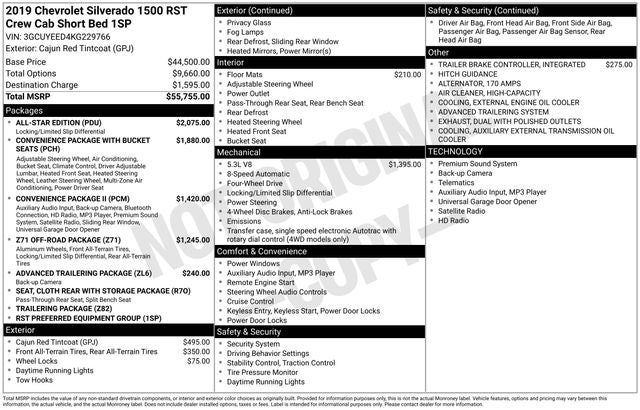 2019 Chevrolet Silverado 1500 RST