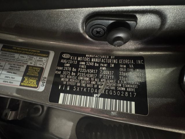 2014 Kia Sorento LX 2.4 Liter AWD