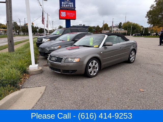 2003 Audi A4 3.0 Cabriolet FrontTrak