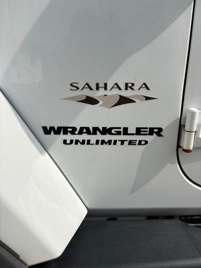2016 Jeep Wrangler Unlimited Sahara 3.6 Liter V6 4D Automatc 4WD