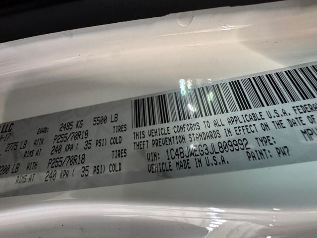 2018 Jeep Wrangler JK Unlimited Sahara 4x4