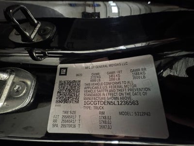 2020 Chevrolet Colorado 4WD Crew Cab Short Box Z71