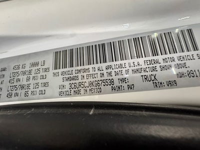 2019 RAM 2500 Tradesman Crew Cab 4x4 6'4' Box