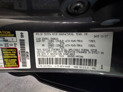 2018 Toyota Tacoma SR V6
