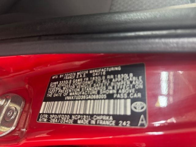 2016 Toyota Yaris L 1.5 Liter 5D Hatchback Automatic