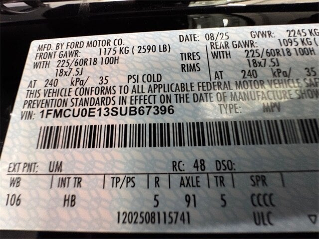 2025 Ford Escape Plug-in Hybrid