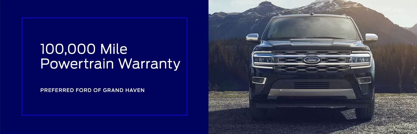 100,000 Mile Nationwide Powertrain Warranty by Preferred Ford