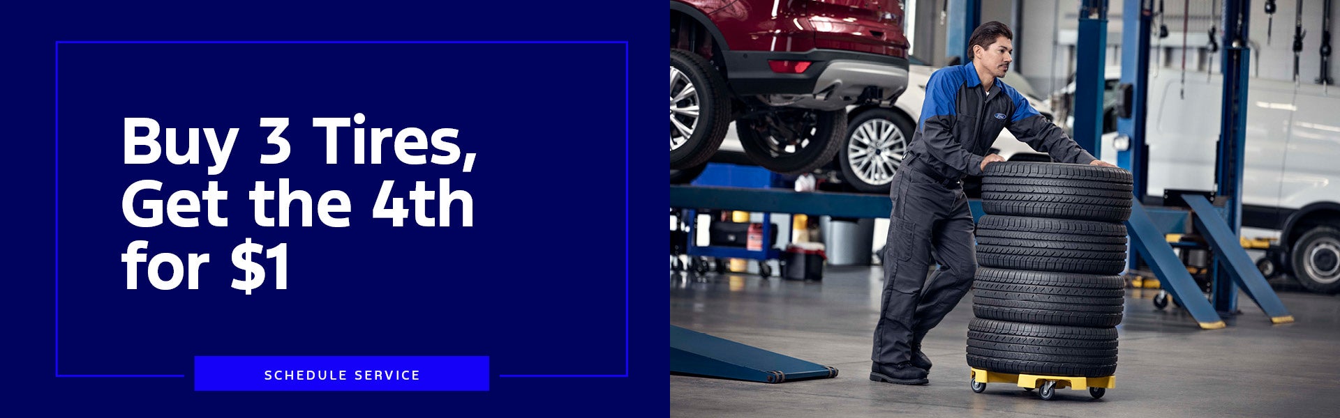 Buy 3 Tires, Get the 4th for $1
