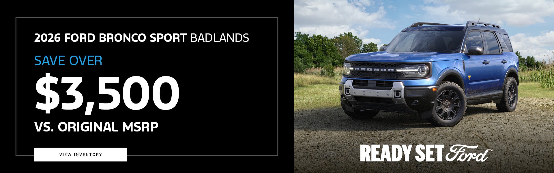 Bronco Sport Offer